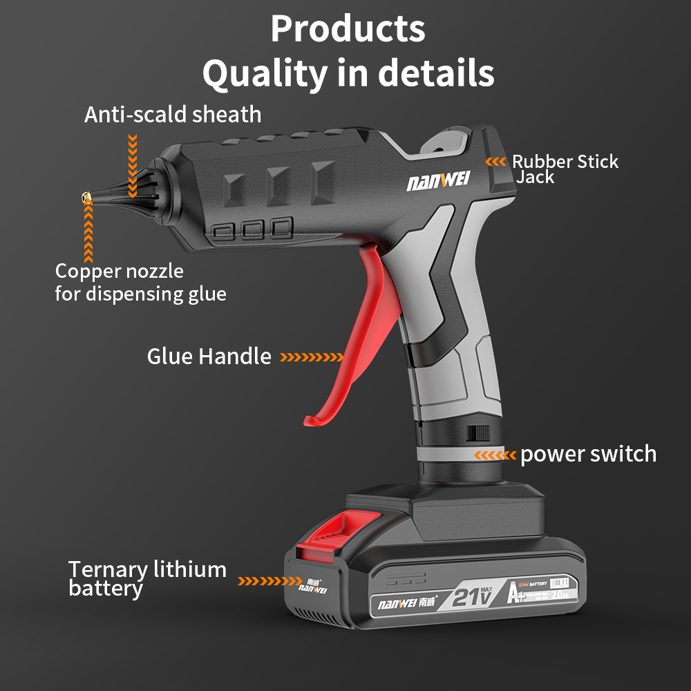 Cordless Battery Hot-Melt Glue - Hot Melt Glue Gun Cordless ulasan dan harga