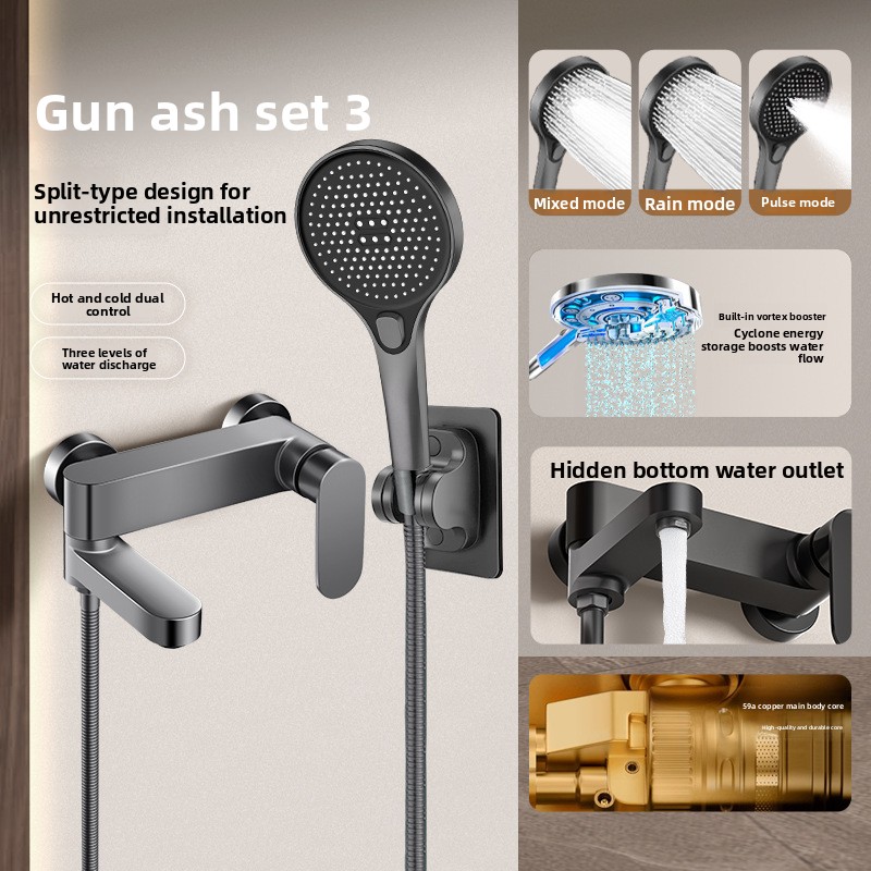 All Copper Shower Faucet Set T - Plumbing ulasan dan harga