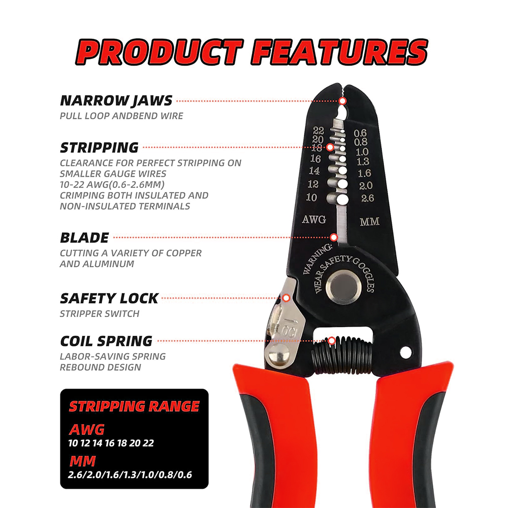 Wire Cutter, Wire Stripper Cri - Automatic Wire Stripper Cutter ulasan dan harga