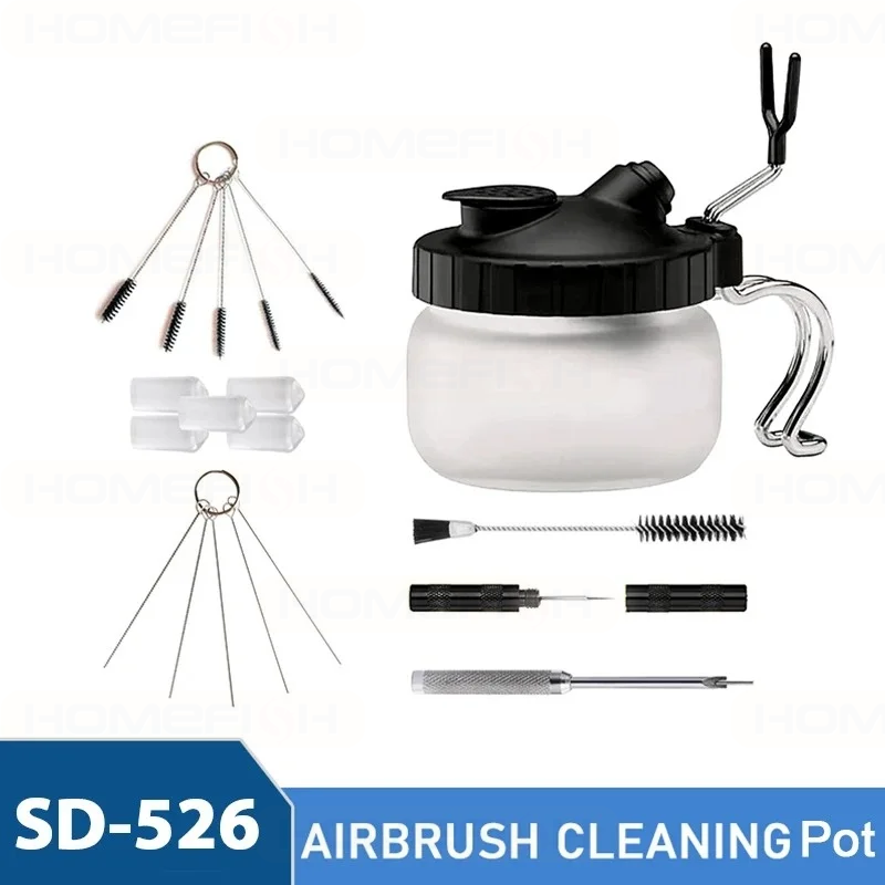Airbrush Cleaning Kit Clean Po - Airbrush Kit With Mini Compressor ulasan dan harga