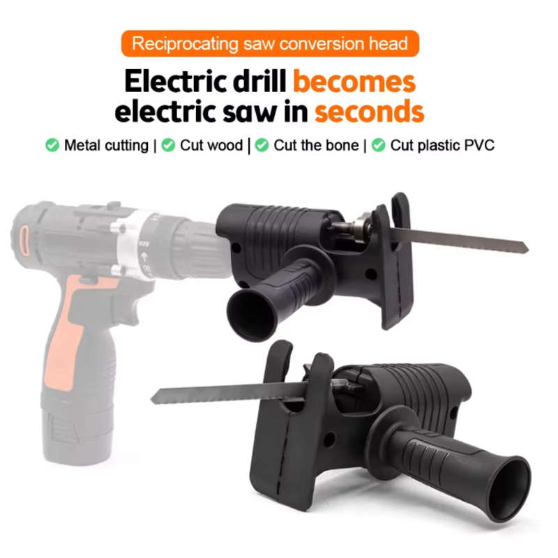Portable Electric Drill Modifi - Reciprocating Saw Attachment Drill ulasan dan harga
