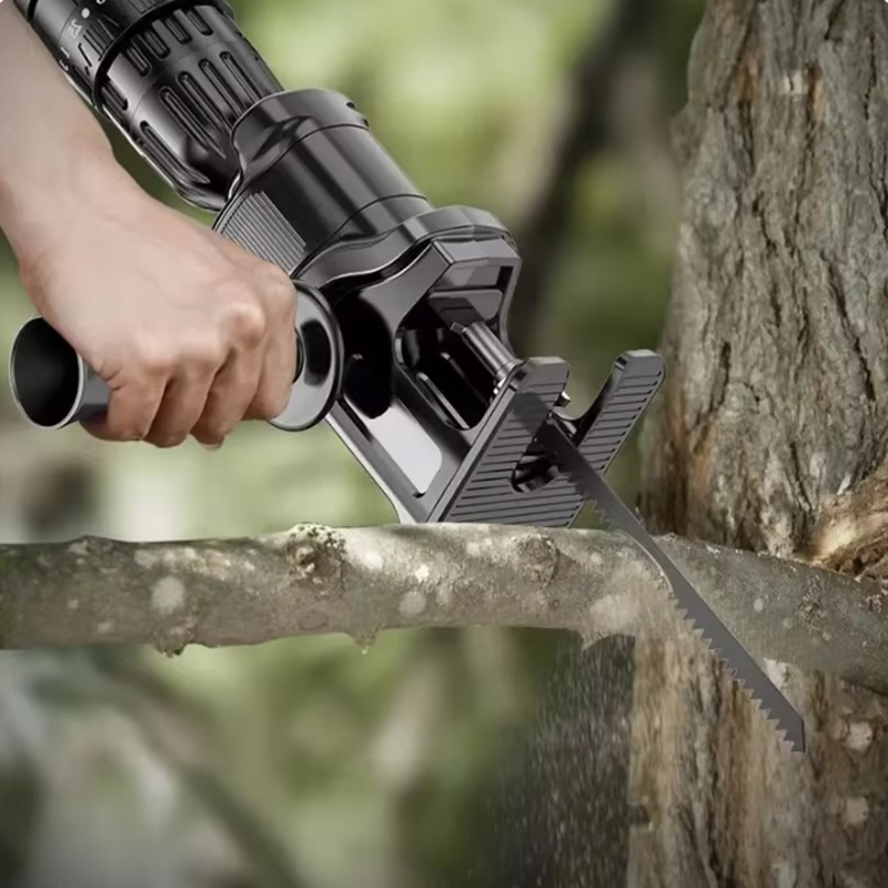 Portable Electric Drill Modifi - Reciprocating Saw Attachment Drill ulasan dan harga