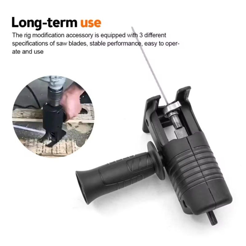 Portable Electric Drill Modifi - Reciprocating Saw Attachment Drill ulasan dan harga