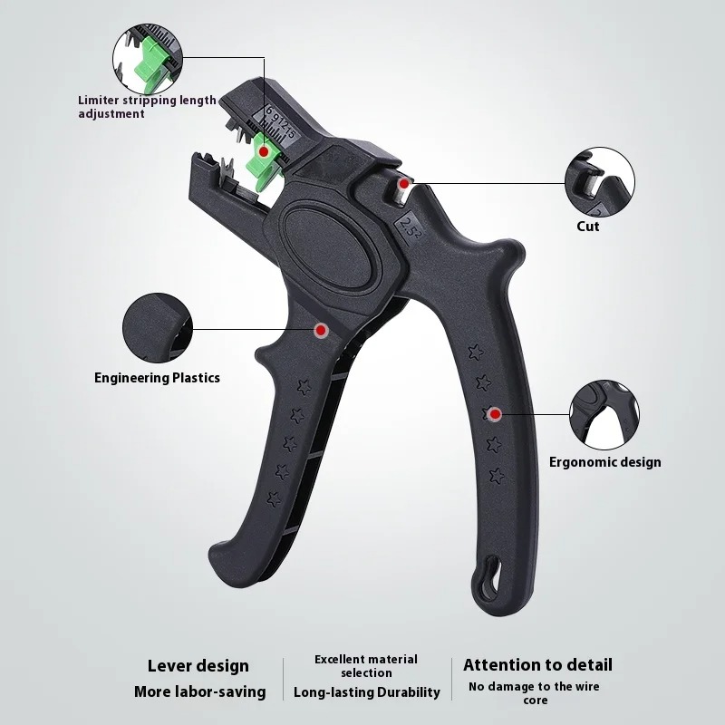 Automatic Wire Stripper 0.2-4m - Automatic Wire Stripper Cutter ulasan dan harga