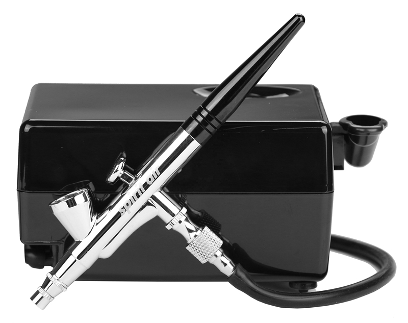 BT-16 Professional Single Acti - Airbrush Kit With Mini Compressor ulasan dan harga