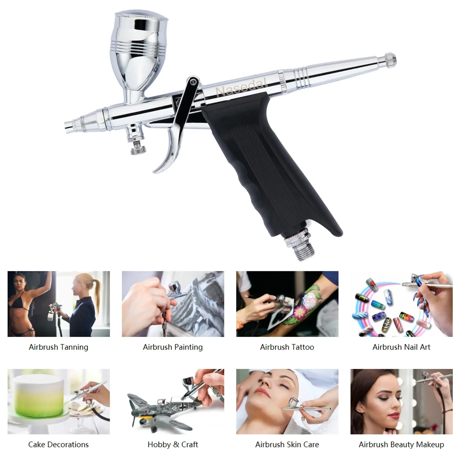 Nasedal Airbrush Air Compresso - Airbrush Kit With Mini Compressor ulasan dan harga