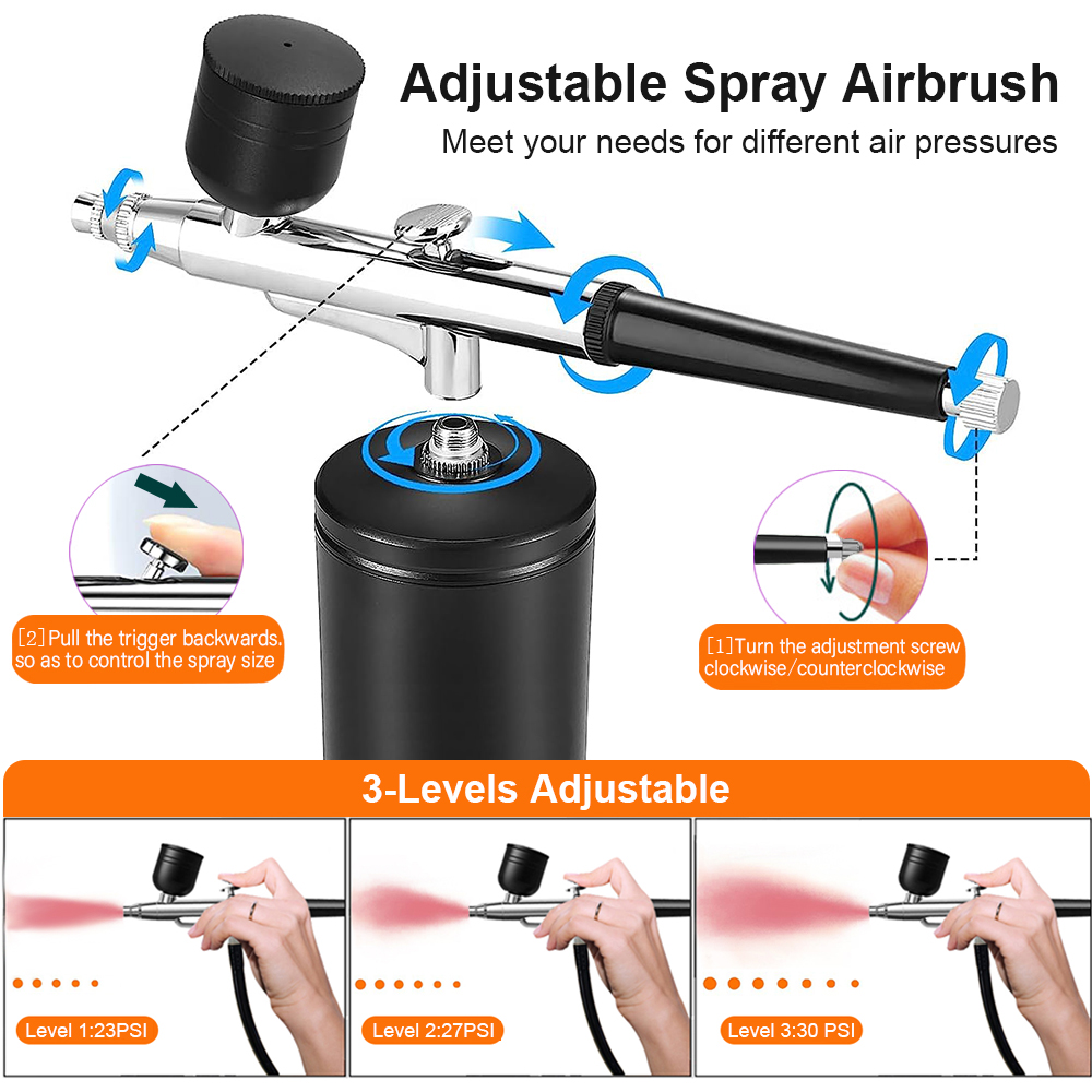 Airbrush Painting Airbrush wit - Airbrush Kit With Mini Compressor ulasan dan harga