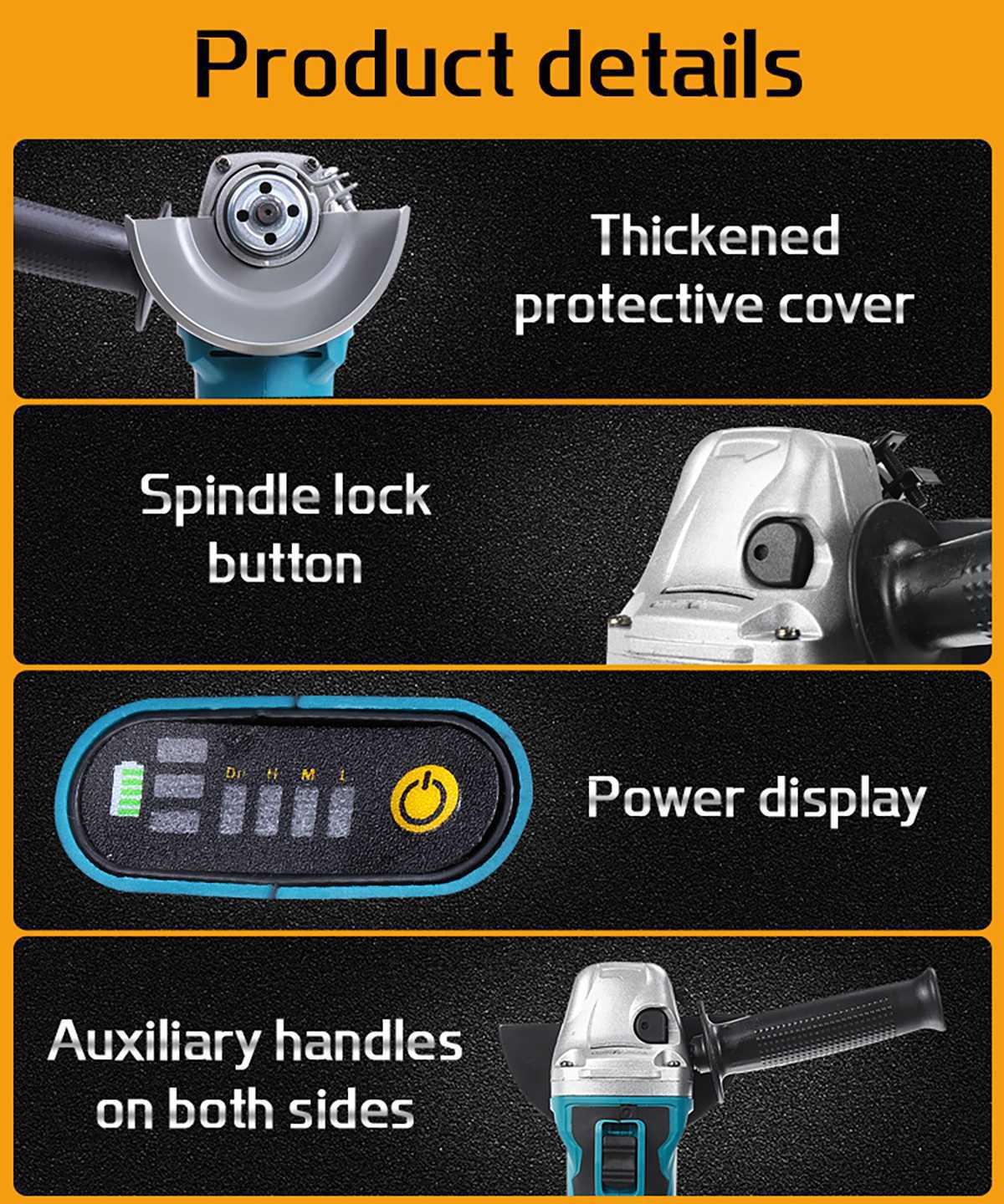 21V Brushless Angle Grinder Br - Brushless Angle Grinder Battery Powered ulasan dan harga