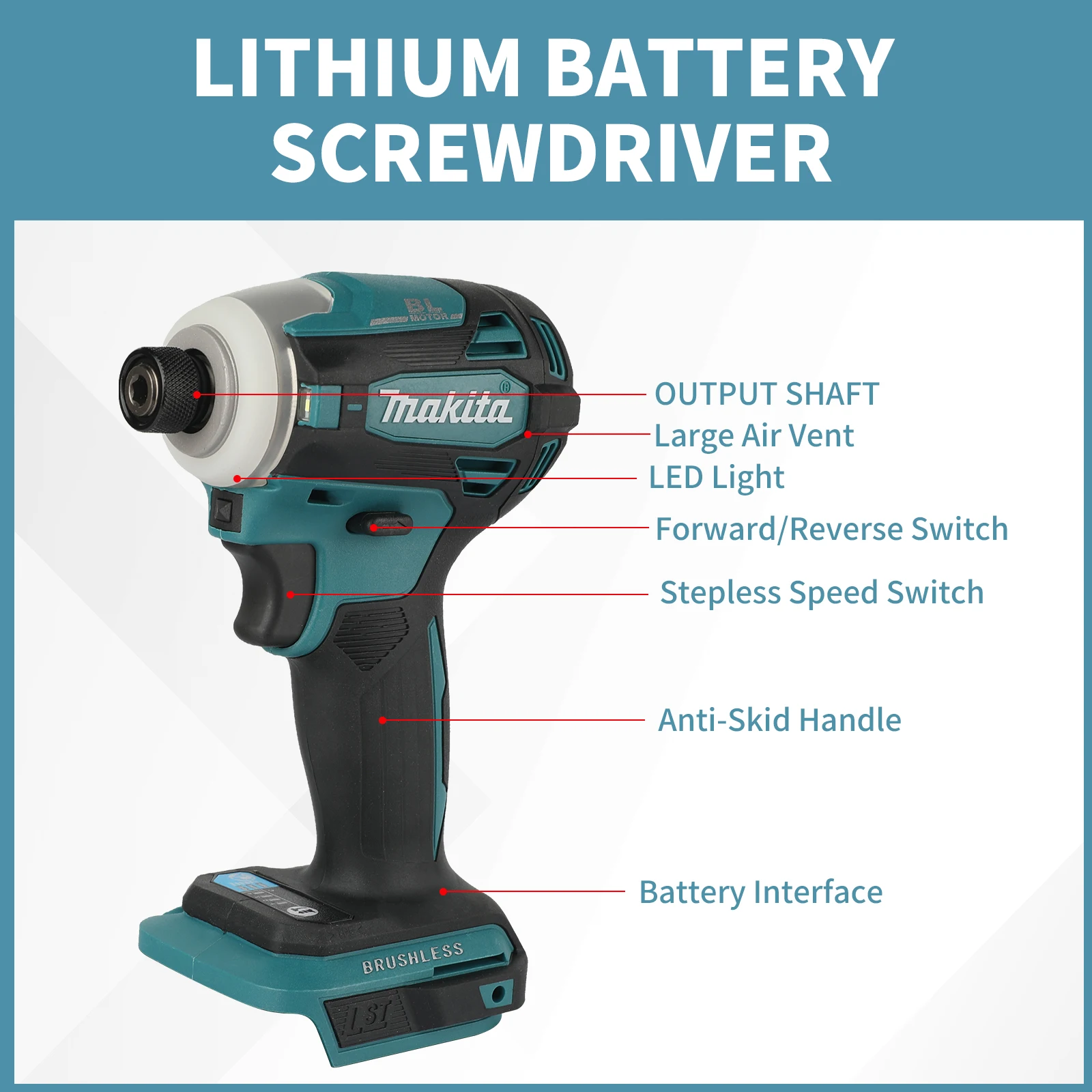 Brushless Electric Impact Dril - Brushless Cordless Electric Drill 18V ulasan dan harga